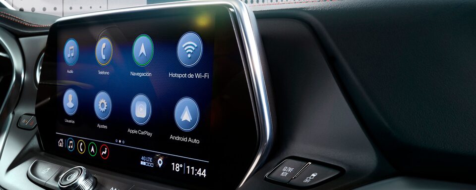 Smartphone integration con Android auto y Apple carplay con proyección inalámbrica